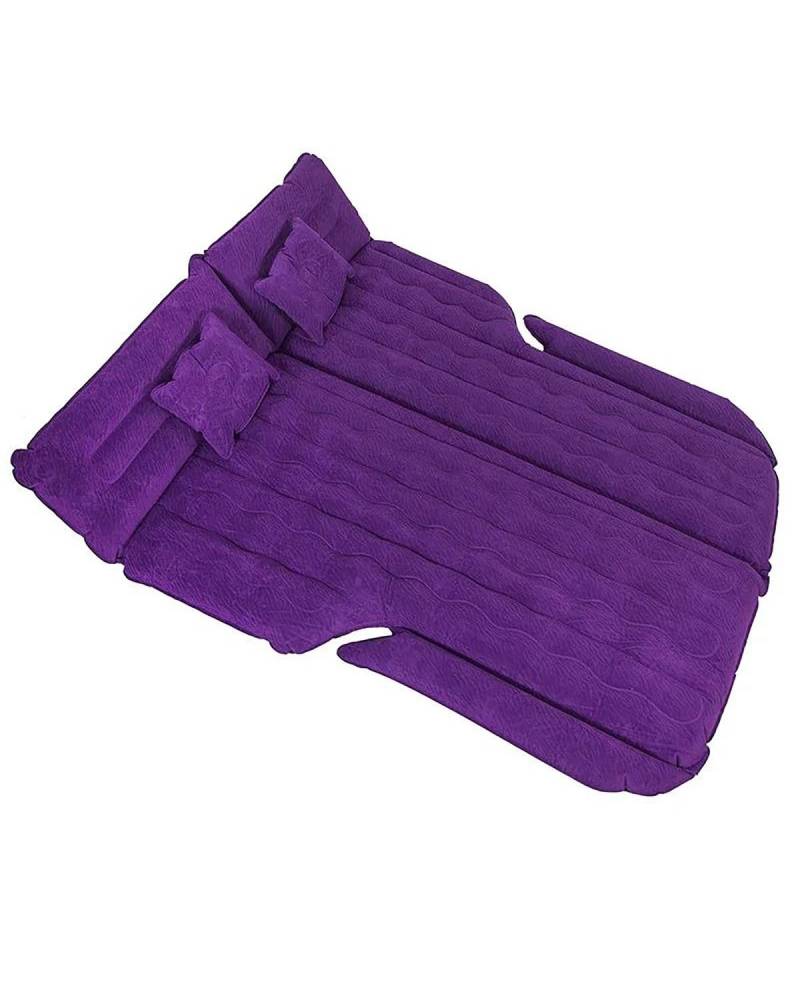 Auto Luftmatratze Auto-Reisebett Automatische Luftmatratze Aufblasbare Betten Faltbar Selbstfahrendes Kissen Tour Camping-Pad Sofa Aufblasbar Auto Matratze(Purple) von LAYYSD