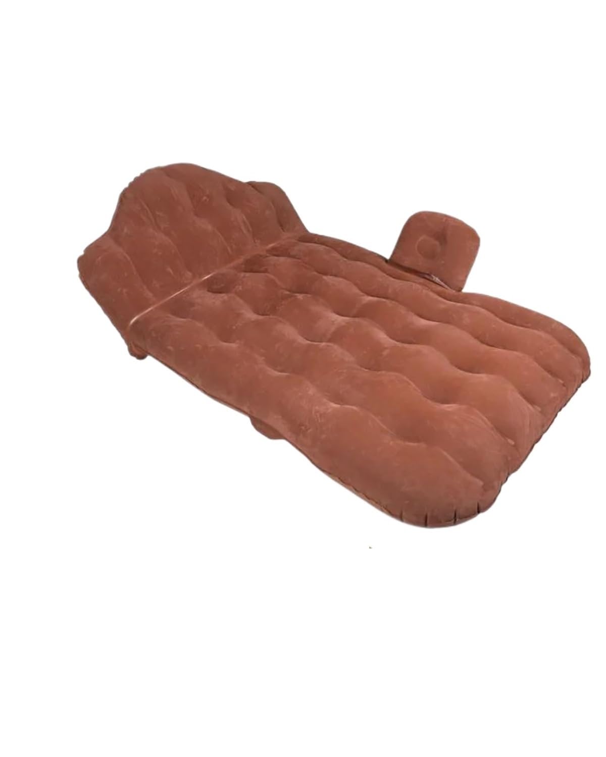 Auto Luftmatratze Auto Reisebett Luftmatratze Aufblasbares Bett Automobil Hintere Reihe Camping Schlafen Flotation Sofa SUV Automatische Air Matting Pad Auto Matratze(Brown) von LAYYSD