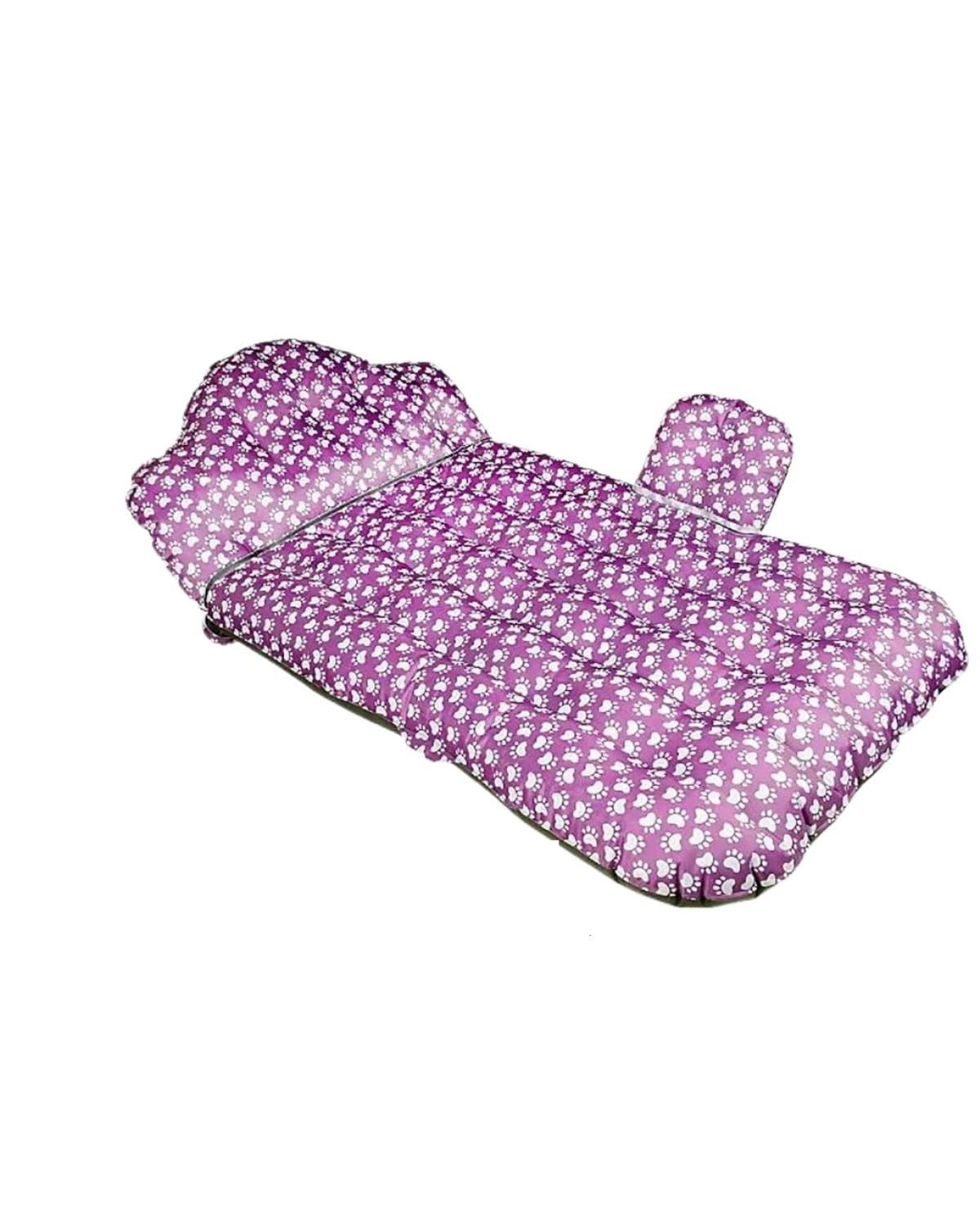 Auto Luftmatratze Auto Reisebett Luftmatratze Aufblasbares Bett Automobil Hintere Reihe Camping Schlafen Flotation Sofa SUV Automatische Air Matting Pad Auto Matratze(Violet) von LAYYSD