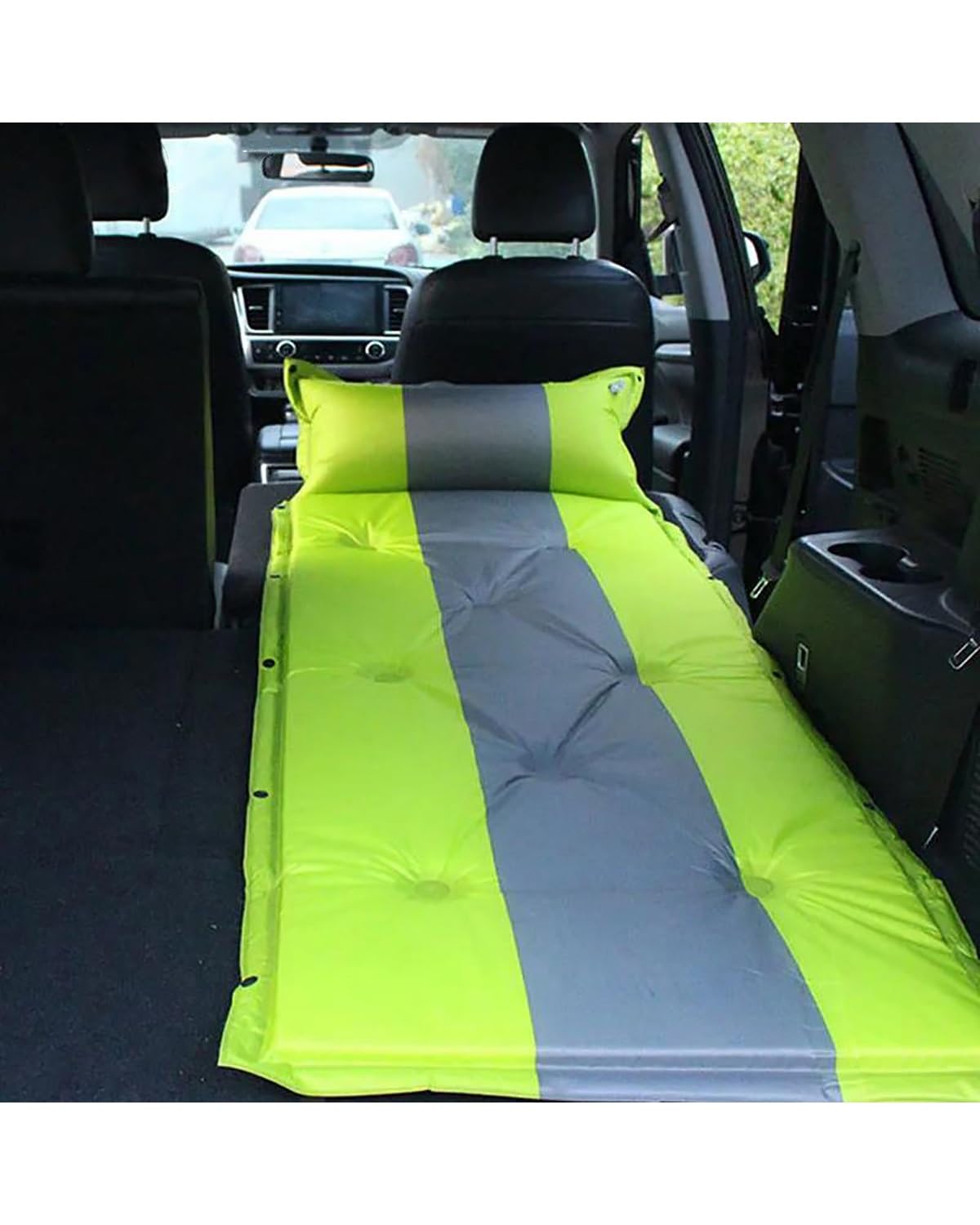 Auto Luftmatratze Für Changan CS55 Plus 2020 2021 2022 Auto Reise Matratze Auto-Inflation Bett Matte Outdoor Camping Schlafen Matratze Auto Matratze(Green 1PCS) von LAYYSD