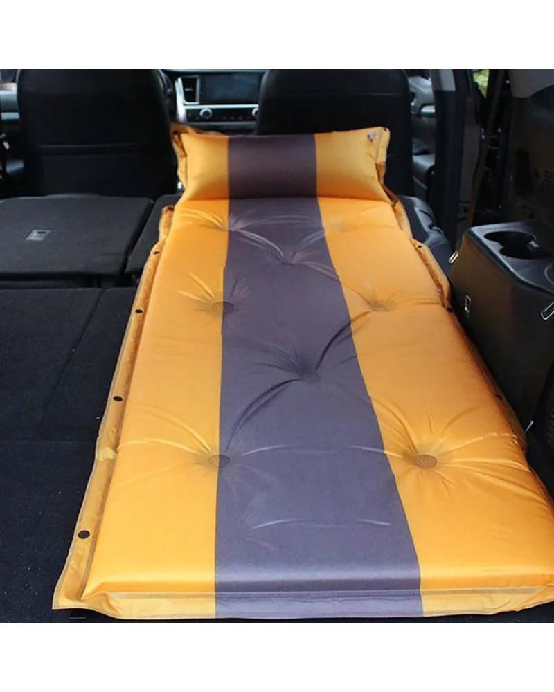 Auto Luftmatratze Für MG Für MG4 Für Mulan 2023 Für MG Für 4 22-24 Zubehör Auto Reise Matratze Auto-Inflation Matte Camping Schlaf Bett Auto Matratze(Orange 1PCS) von LAYYSD