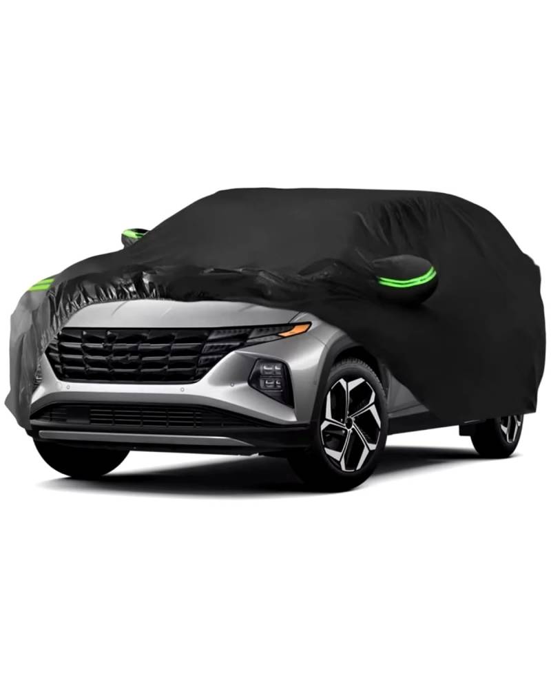 Auto abdeckplane Für Hyundai Für Tucson 2020-2024 wasserdichte Auto Abdeckung Schnee-Regen Hagel Sonne Schnee Volle Outdoor Indoor Außen abdeckplane Auto von LAYYSD