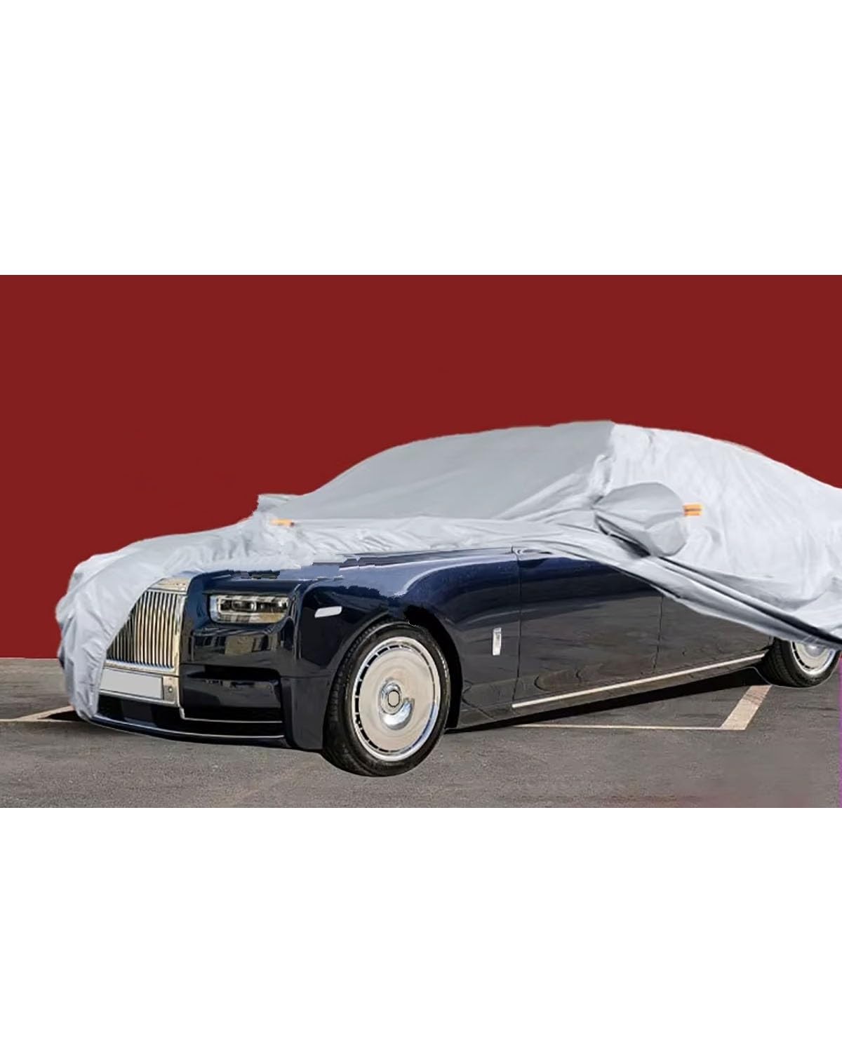 Auto abdeckplane Für Rolls-Royce Für Phantom Auto Abdeckung Wasserdicht Alle Wetter Outdoor Auto Abdeckungen Schneedicht Winddicht Zubehör abdeckplane Auto von LAYYSD