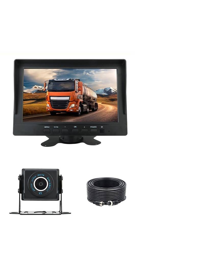 Rückfahrkamera AHD Auto Rückfahrkamera 170° Full HD Nachtsicht Reverse Fisheye Universal Für Android Head Unit Kamera hinten(with 1 Camera 10M) von LAYYSD