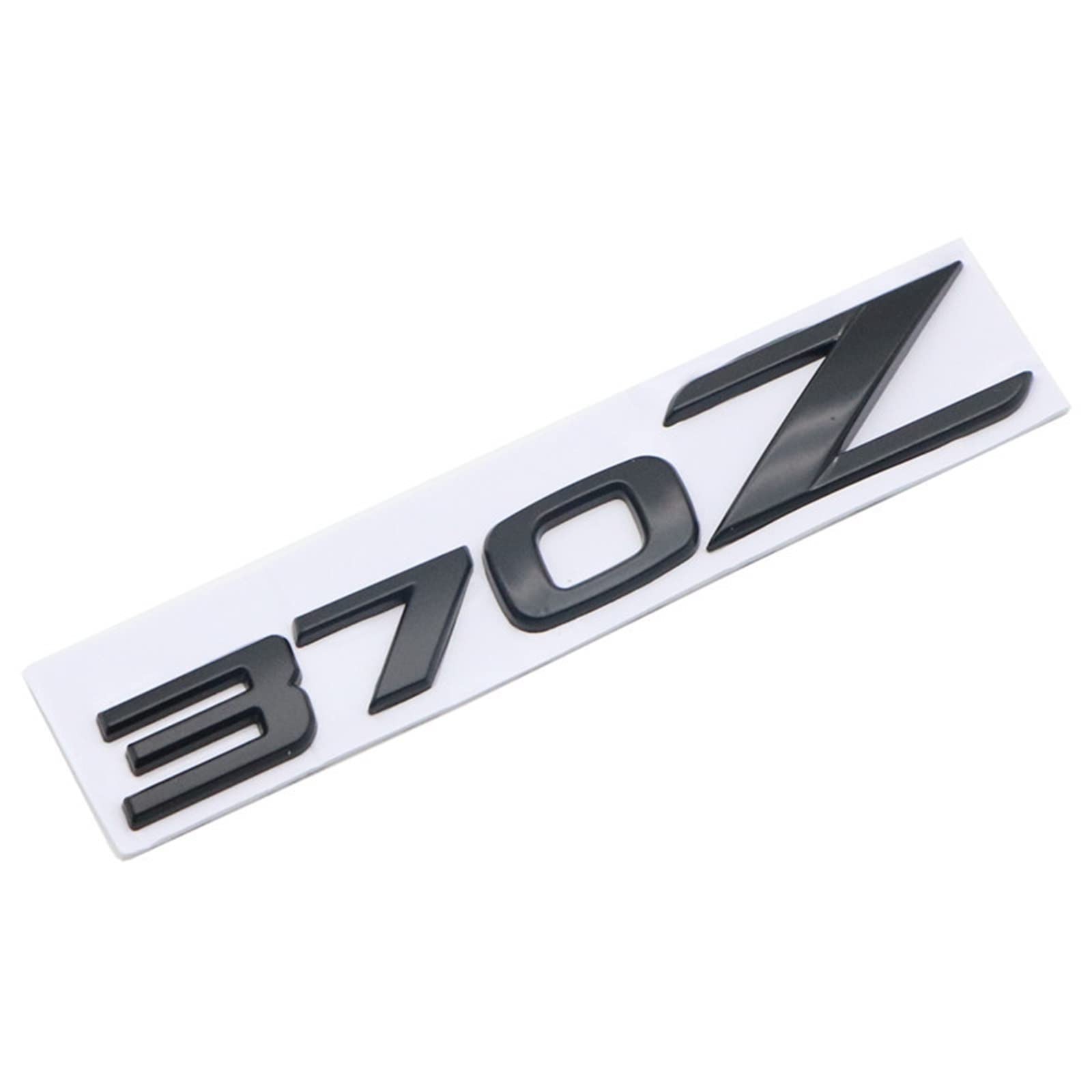 LAZIRO 3D Metall Auto Kofferraum Logo Aufkleber Abzeichen Aufkleber 350Z 370Z Emblem Passend for Nissan 350Z 370Z Coupe Black Edition Passend for GT Nismo Zubehör (Color : Black 370Z) von LAZIRO