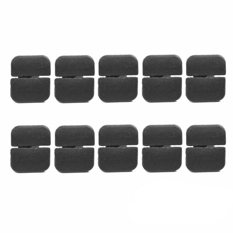 LBBJHVA 10PCS Auto Haube Halte Clip Snap Verschluss 1H5863849 for Golf for Passat for Motor Haube Isolierung Pad Retainer Clips von LBBJHVA