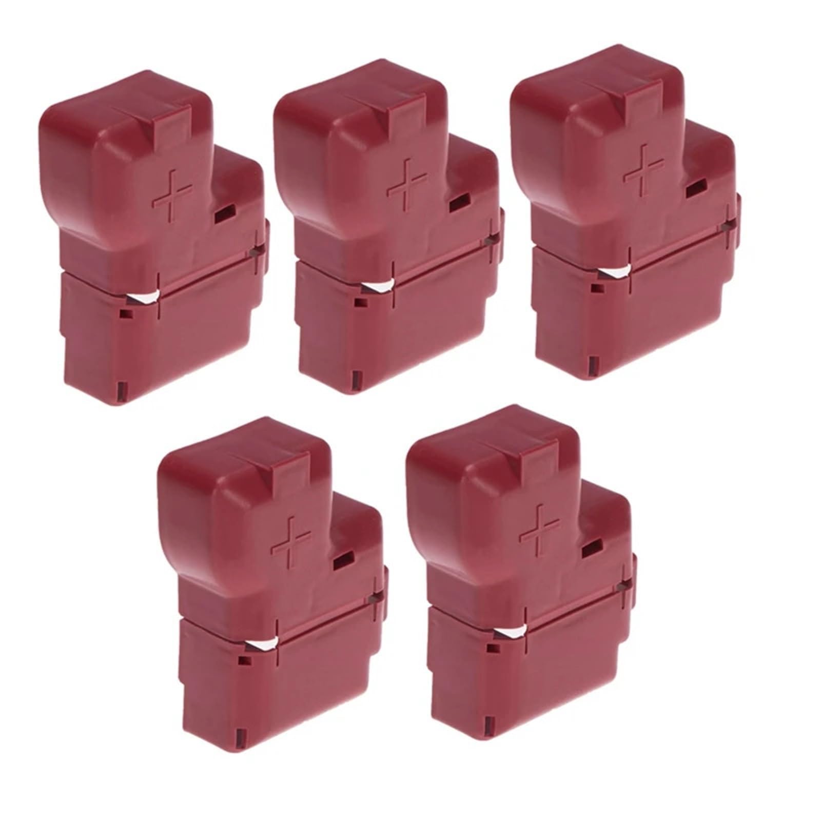 LBBJHVA Auto Positive Batterie Terminal Abdeckung Kappen for Nissan for Maxima for Pathfinder for Murano for Quest for Altima 2007-2015 243457991B (Red 5PCS) von LBBJHVA