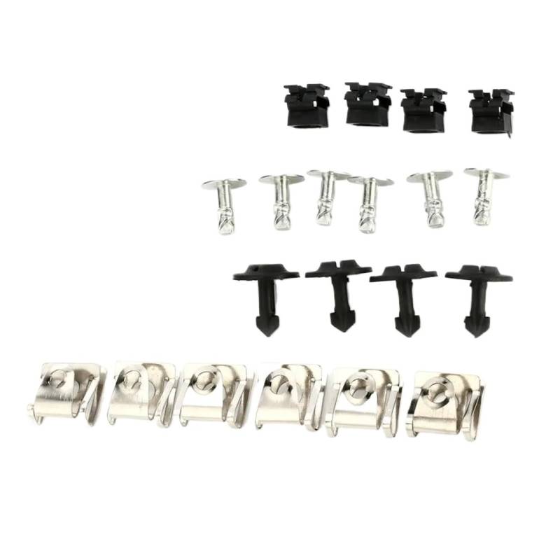 LBBJHVA Auto Unterboden Schutz Motor Unter Abdeckung Haube Snap Befestigungs Clips & Schrauben 8D0805960 8D0805121 for A4 A6 for VW for Passat B5 von LBBJHVA