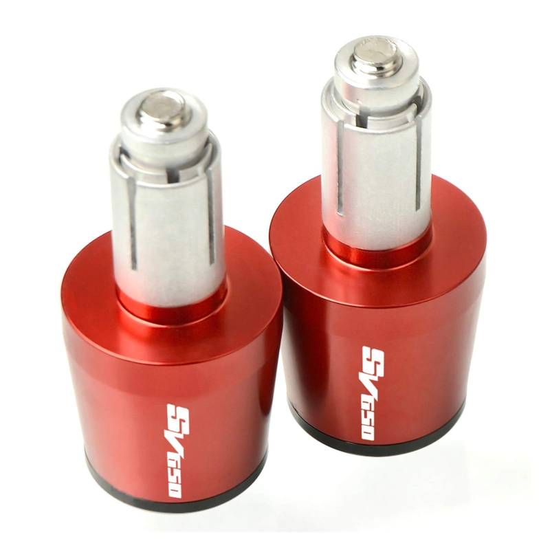 For Su*zu&ki Sv650 / S Sv 650 / Sv650 Sv650s SFV650 1999-2016 Motorrad CNC 22MM Lenkergriffe Lenkerdeckel Endstopfen Lenkerschieberstopfen(Rosso) von LBLIRESP