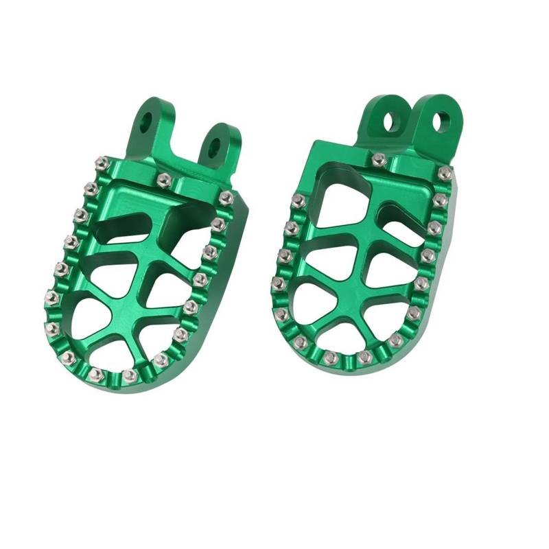 LBLIRESP Für Hon&d*a CR80R CR80RB 1996-2002 CR85R CR85RB 2003-2007 Motorrad Fußstütze Fußrasten Pedal(Green) von LBLIRESP