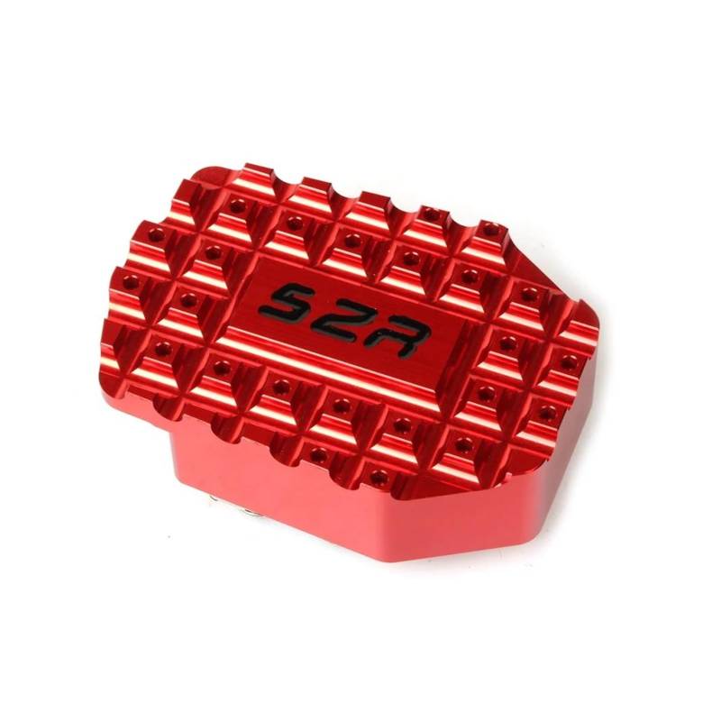 Für Ya*ma&ha MT07 MT-07 Tracer FZ-07 XSR700 2014-2020 Motorrad Fuß Bremshebel Pedal Peg Pad(Rosso) von LBLIRESP