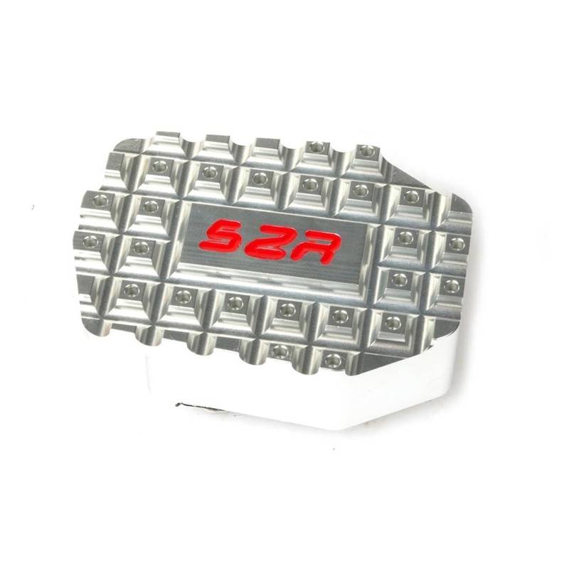 Für Ya*ma&ha MT07 MT-07 Tracer FZ-07 XSR700 2014-2020 Motorrad Fuß Bremshebel Pedal Peg Pad(Silver) von LBLIRESP