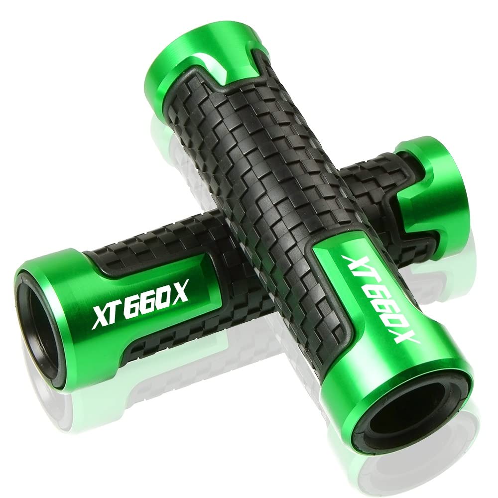 LBLIRESP Geeignet for YA@MAH*A Xt660x 2004-2017 Xt660 Xt 660x660x Motorrad Moto 7/8 "22 Mm Universeller Rutschfester Lenkergriff Griffe Hand(Green) von LBLIRESP