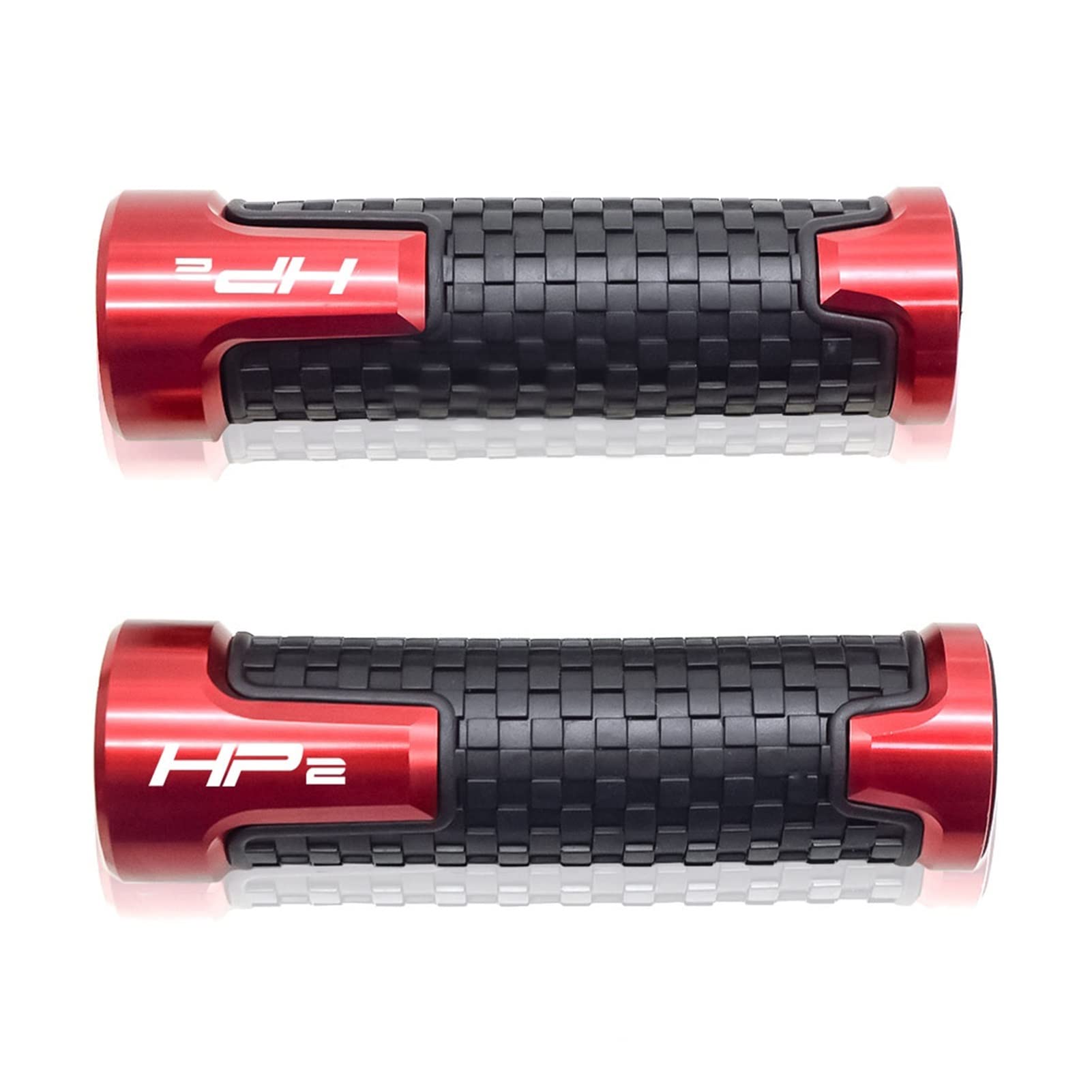 LBLIRESP for B*M&W HP2 Enduro/Megamoto/Sport Motorrad Universal 7/8 "22mm Aluminium Gummi Anti-Rutsch Lenkergriff Lenkergriffe Griffe Hand(Rosso) von LBLIRESP