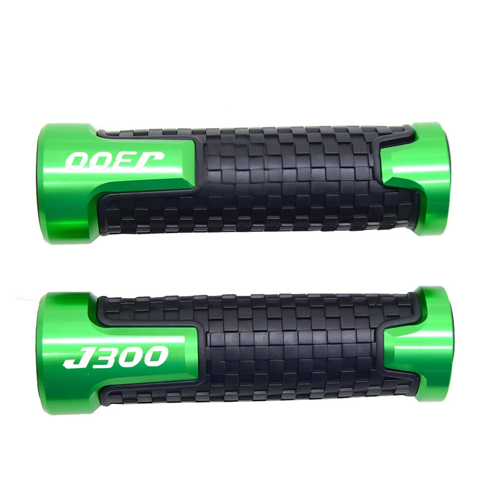 LBLIRESP for Ka*wasa&ki J300 J 300 All Years Universal 7/8 "22mm Motorrad Aluminium Gummi Anti-Rutsch Lenkergriff Lenkergriffe Griffe Hand(Green) von LBLIRESP