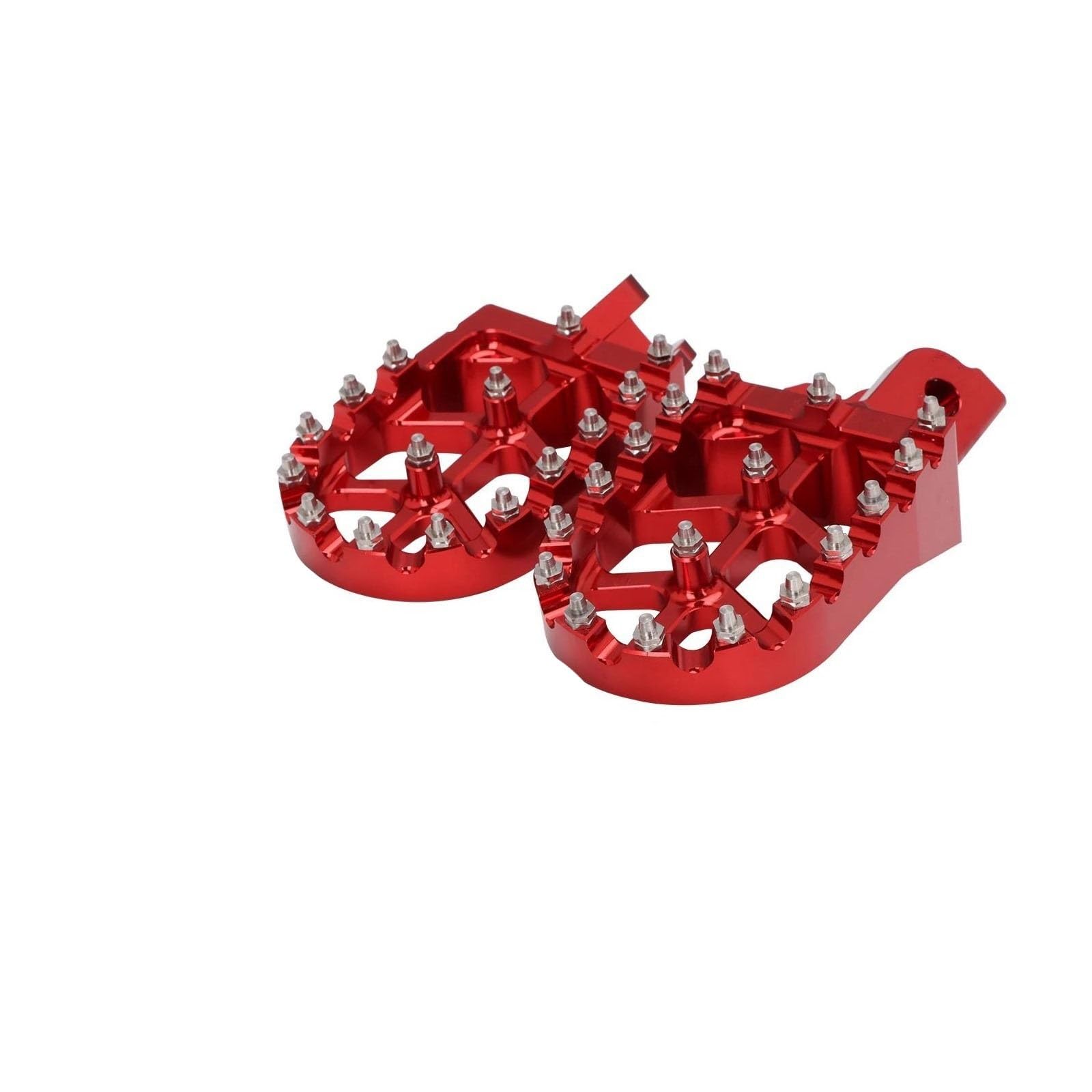 Motorrad CNC Fußrasten ruht Pedale Für CRF110F 13 14 15 16 17 18 19 20 22 CRF125F 14 15 16 17 18 19-23 CRF 110F 125F(Rosso) von LBLIRESP