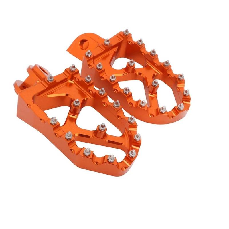 Motorrad CNC Fußrasten ruht Pedale für Beta RR 2T 125 150 200 300 RR 4T 350 400 450 500(Orange) von LBLIRESP