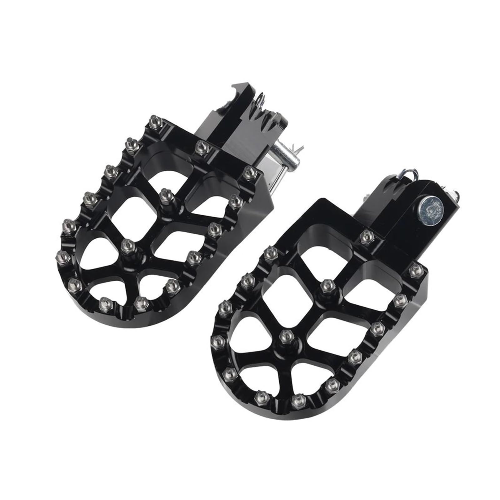 LBLIRESP Motorrad Fußrasten Fußstütze Pedal Für Hon&d*a CRF XR 50 70 110 CRF50 CT200U M2R SDG DHZ SSR KAYO(Nero) von LBLIRESP