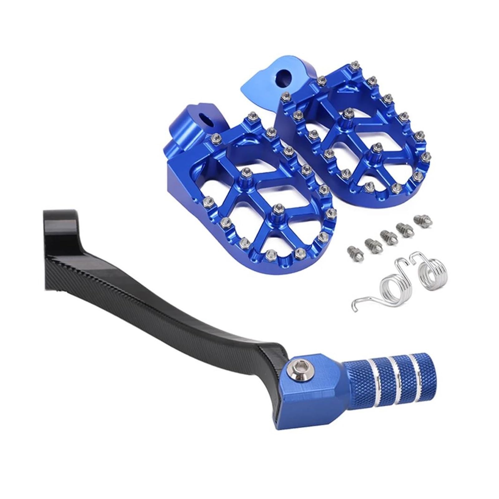 Motorrad Schalthebel Fußrasten ruht Pedale Für Ya*ma&ha YZ250F 2006-2013 WR250F 2008-2009 2011-2013 WR450F(Blue1) von LBLIRESP