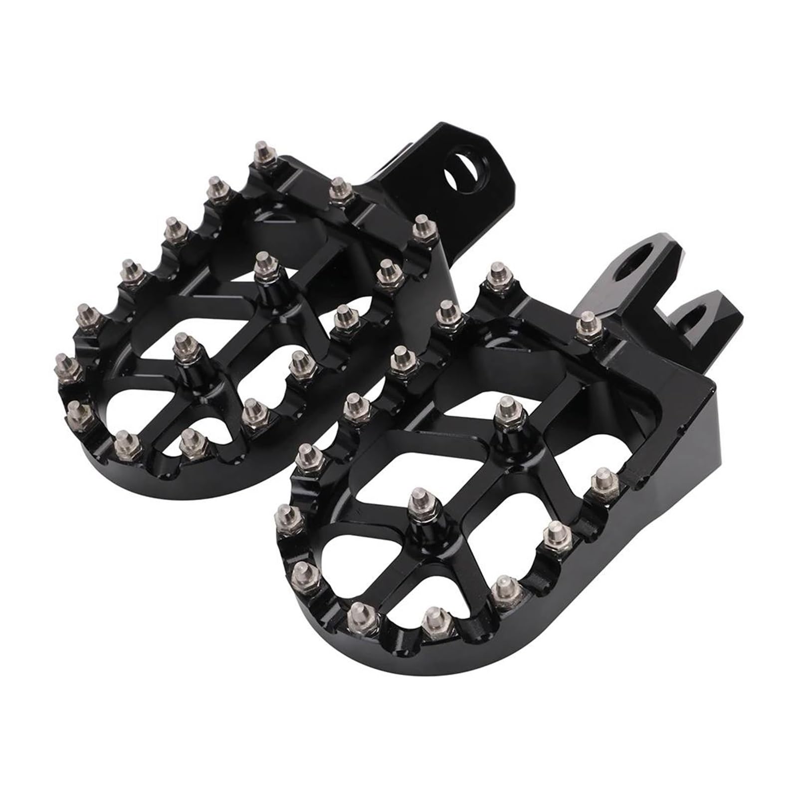 Motorradteile Billet MX Wide Rests Pedale Fußrasten für Ka*wasa&ki RM125 250 250Z RMX250 DR-Z 400E 400S 400SM KLX400R(Nero) von LBLIRESP