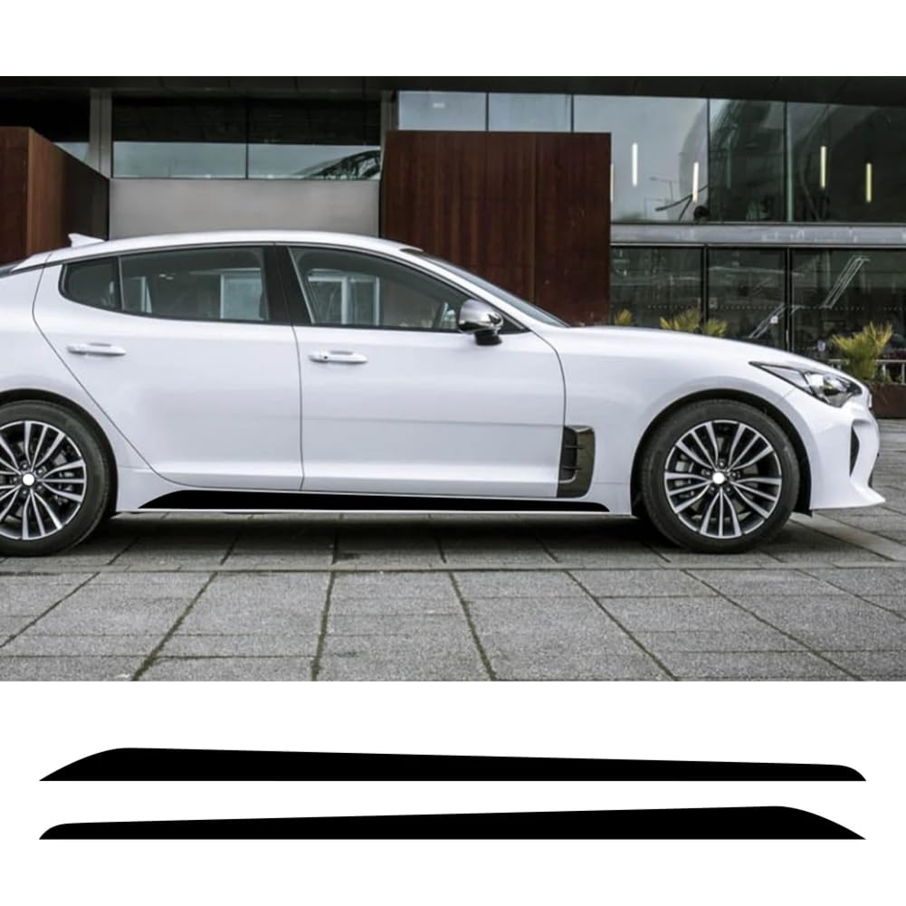 Für KIA Stinger GT Malaysia Auto Seitenschwelleraufkleber Körperdekoration Streifen Grafiken Vinyl Film Aufkleber Auto Tuning Zubehör von LBRYVTCE