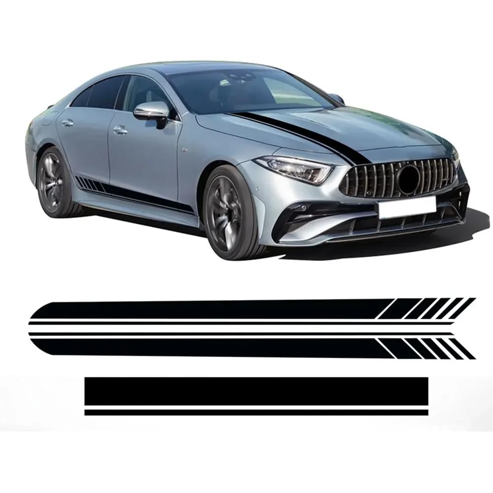 Motorhaubenabdeckung Edition 1 AMG Seitenschweller-Aufkleber, für M=ercedes B=ENZ CLS-Klasse C257 W218 W219 CLS350 CLS63 AMG CLS55 X218 von LBRYVTCE