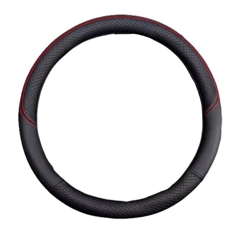 Auto Lenkrad SchutzhüLle für Mercedes Benz AMG GLC SUV Coupe 200 200d 220d 260, LenkradhüLle Wheel Steering Cover Lenkradabdeckung Trim,O Type-B Black von LBXKJQ