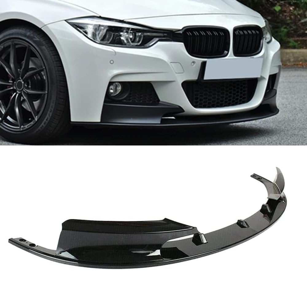 Auto Frontlippe Frontspoiler für BMW F30 F31 3 Series 2012 2013 2014-2018 M-Sport, Frontstoßstange Splitter Lip Diffusor Frontspoiler Protector Kits von LCGAF