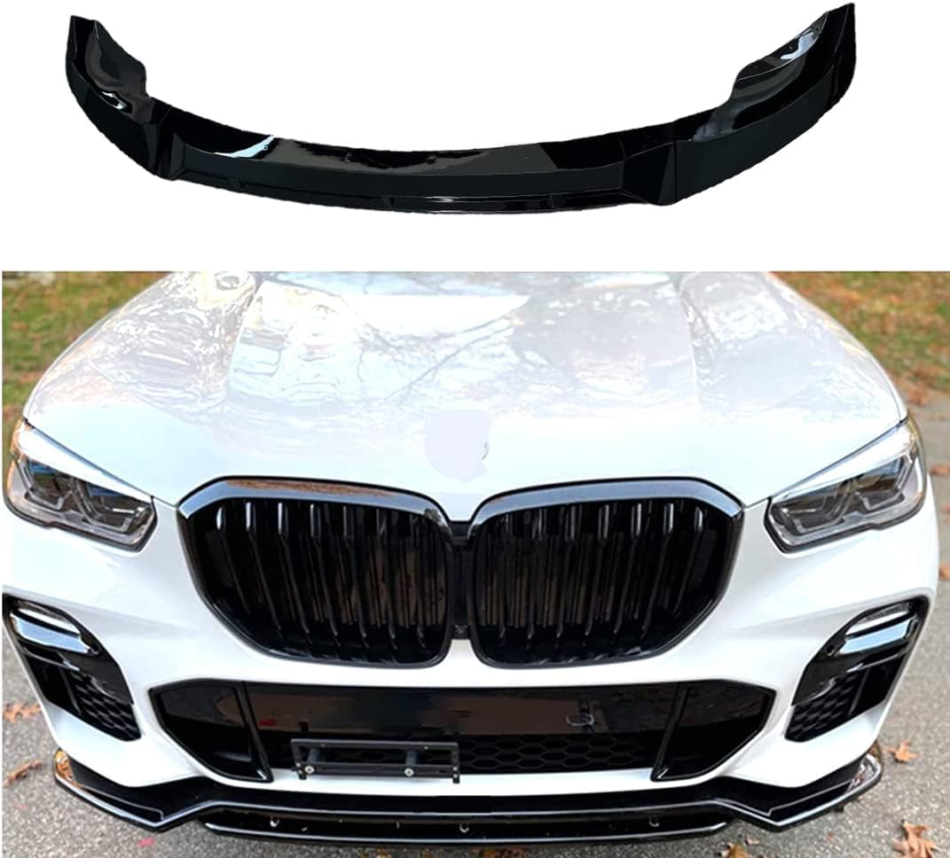 Auto Frontlippe Frontspoiler für BMW X5 G05 Sport 2018-2022, Frontstoßstange Splitter Lip Diffusor Frontspoiler Protector Kits von LCGAF