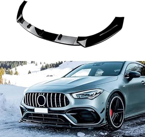 Auto Frontlippe Frontspoiler für Benz CLA Klasse C118 CLA45 AMG 2019-2023, Frontstoßstange Splitter Lip Diffusor Frontspoiler Protector Kits,A/A von LCGAF