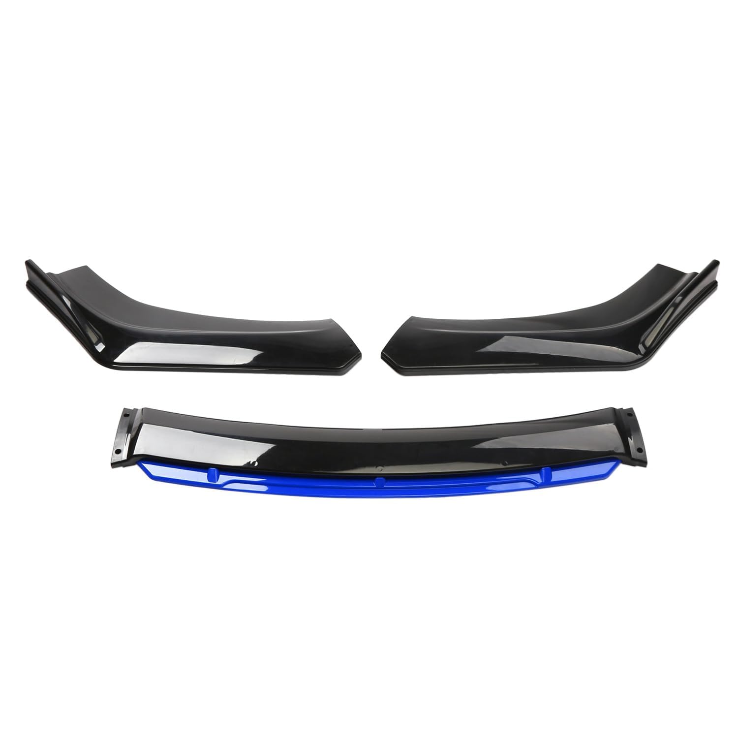 Auto Frontlippe Frontspoiler für Mercedes Benz E-Class W210 W211 W212 W213 W214 VF210 VF211, Frontstoßstange Splitter Lip Diffusor Frontspoiler Protector Kits,A/black-blue von LCGAF