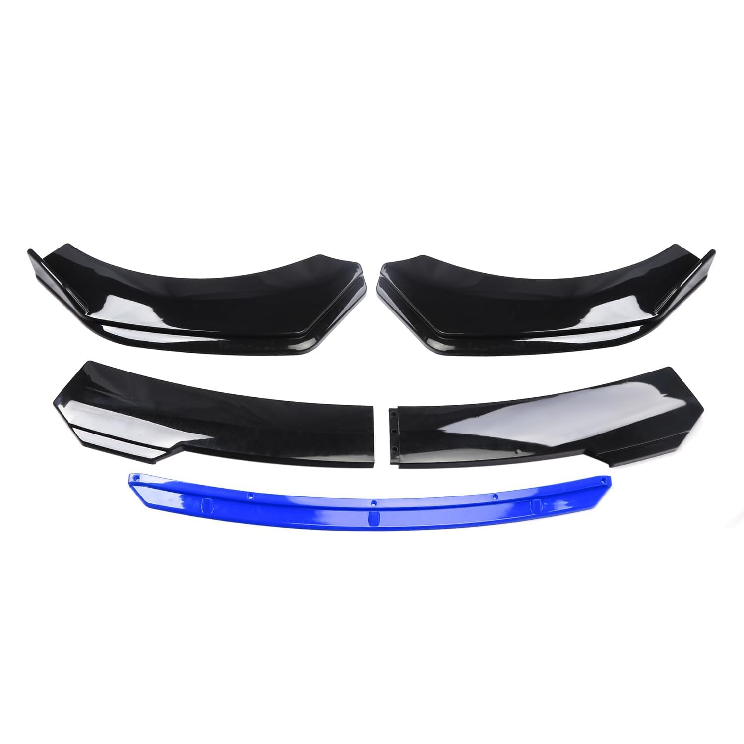 Auto Frontlippe Frontspoiler für Smart Roadster Coupe Roadster(452), Frontstoßstange Splitter Lip Diffusor Frontspoiler Protector Kits,A/Blackblue von LCGAF