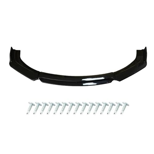 Auto Frontlippe Frontspoiler für VW Golf 5 R32 MK5 2005-2009, Frontstoßstange Splitter Lip Diffusor Frontspoiler Protector Kits, A/black von LCGAF