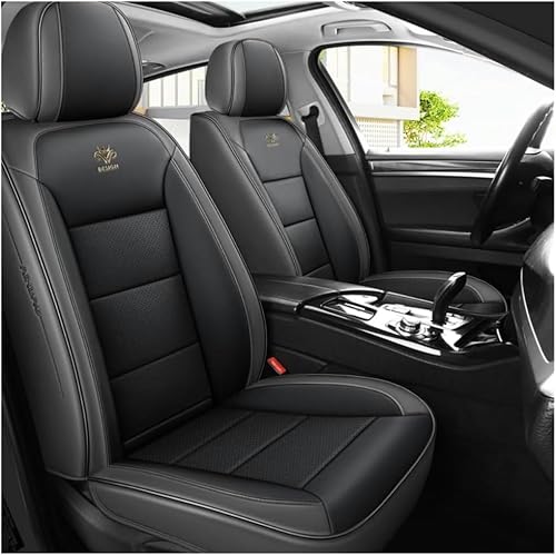 LCLCDZ Universal-Sitzbezug für Mitsubishi Lancer Lancer Sport Lancer 10 Lancer x Lancer Evo Lancer Evo Autozubehör, Schwarz, Grau von LCLCDZ