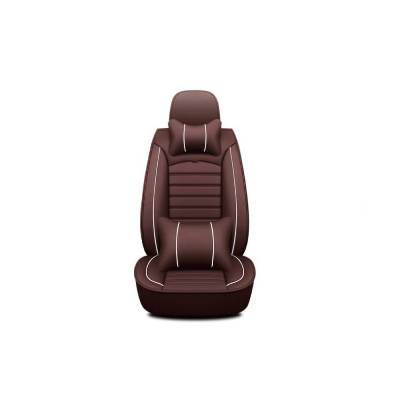 PU Leder Auto Sitzbezüge Sets für Toyota Hilux 2015-2023,Wasserdicht Atmungsaktiv Leicht Zu Reinigen Sitzschoner Innenausstattung Zubehör,Deluxe-C von LCLXYC
