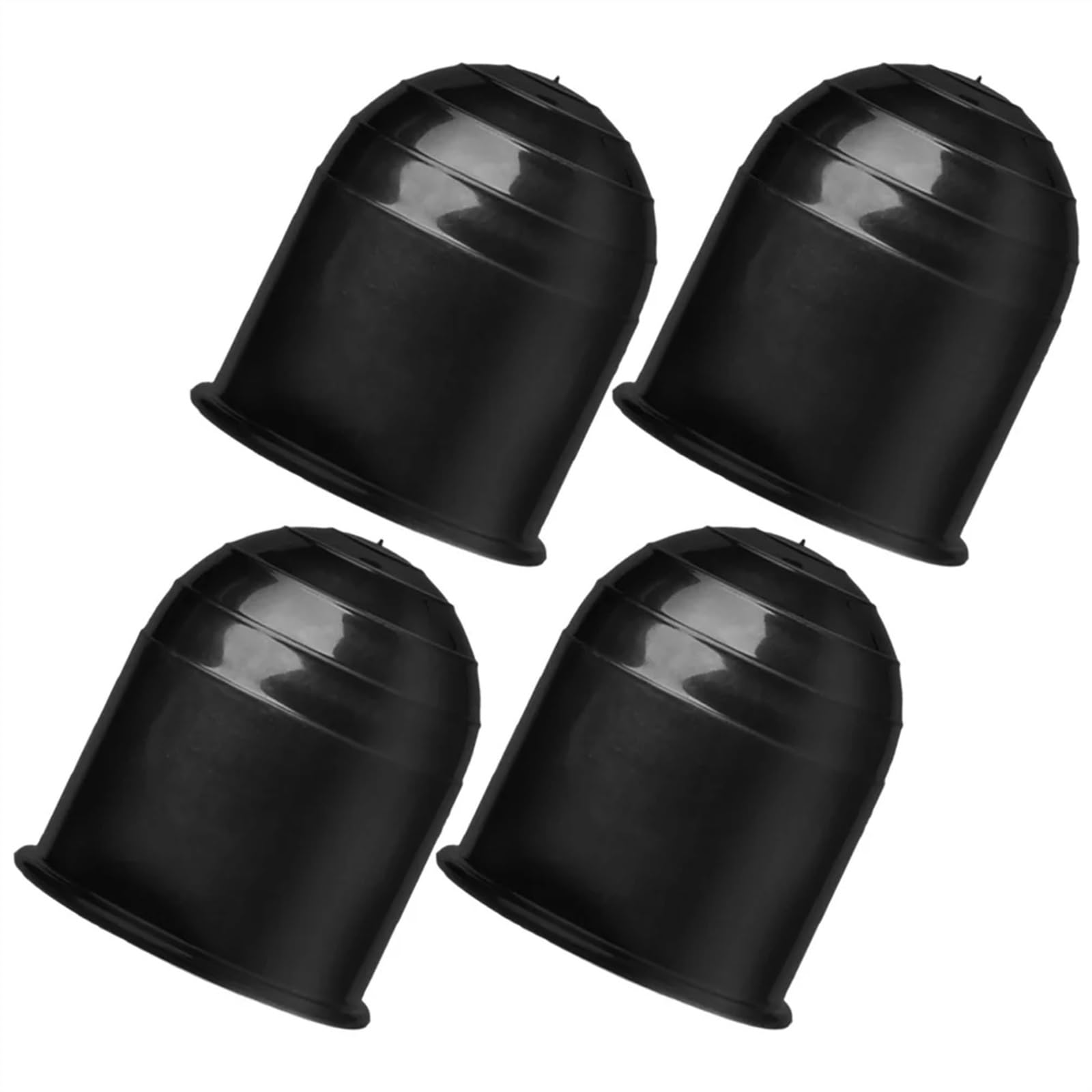 Anhängerschloss 4 Pcs Anhänger Schutzkappe Universal Hitch Trendy Zubehör Ball Befestigung Abdeckung Schutz Für LKW Anhängerkupplungskugel von LCQSYE