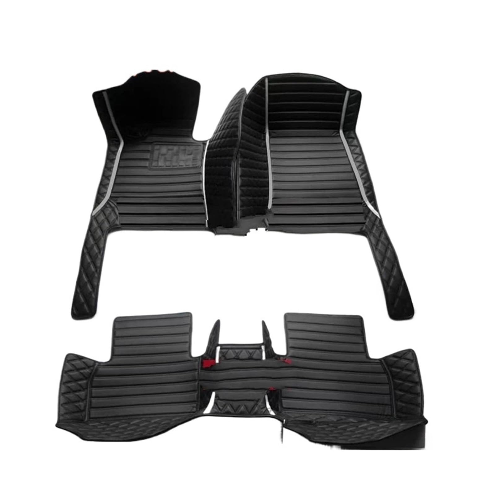 Autofußmatten-Set Auto-Fußmatten PASSEND FÜR Mercedes Benz CLA C118 2020~2022 Anti-Schmutz-Pad Auto-Fußmatten wasserdichte Bodenmatte Antirutschmatte Auto(Black,Right Hand Drive) von LCQSYE