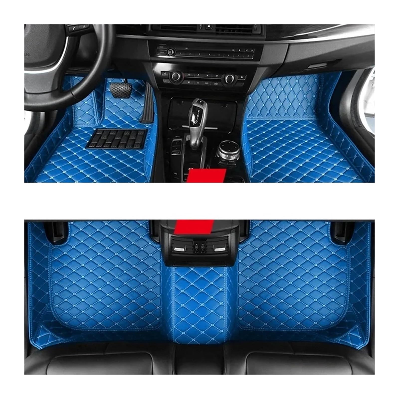 Autofußmatten-Set Auto-Fußmatten für Chevrolet Cruze Limousine 2009 2010 2011 2012 2013 2014 Benutzerdefinierte Auto-Fußpolster Teppich Antirutschmatte Auto(3pc Floor mats1,Left Hand Drive) von LCQSYE