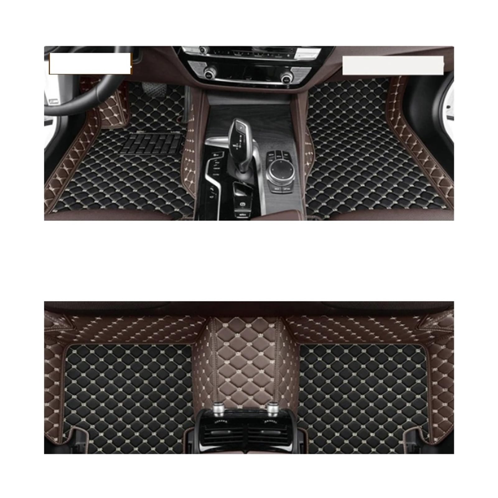 Autofußmatten-Set Auto-Fußmatten für VW VW Passat CC 2008~2016 Bodenteppich-Set Auto-Innenraumteile Teppichunterlage Autozubehör Antirutschmatte Auto(Chocolate,Left) von LCQSYE