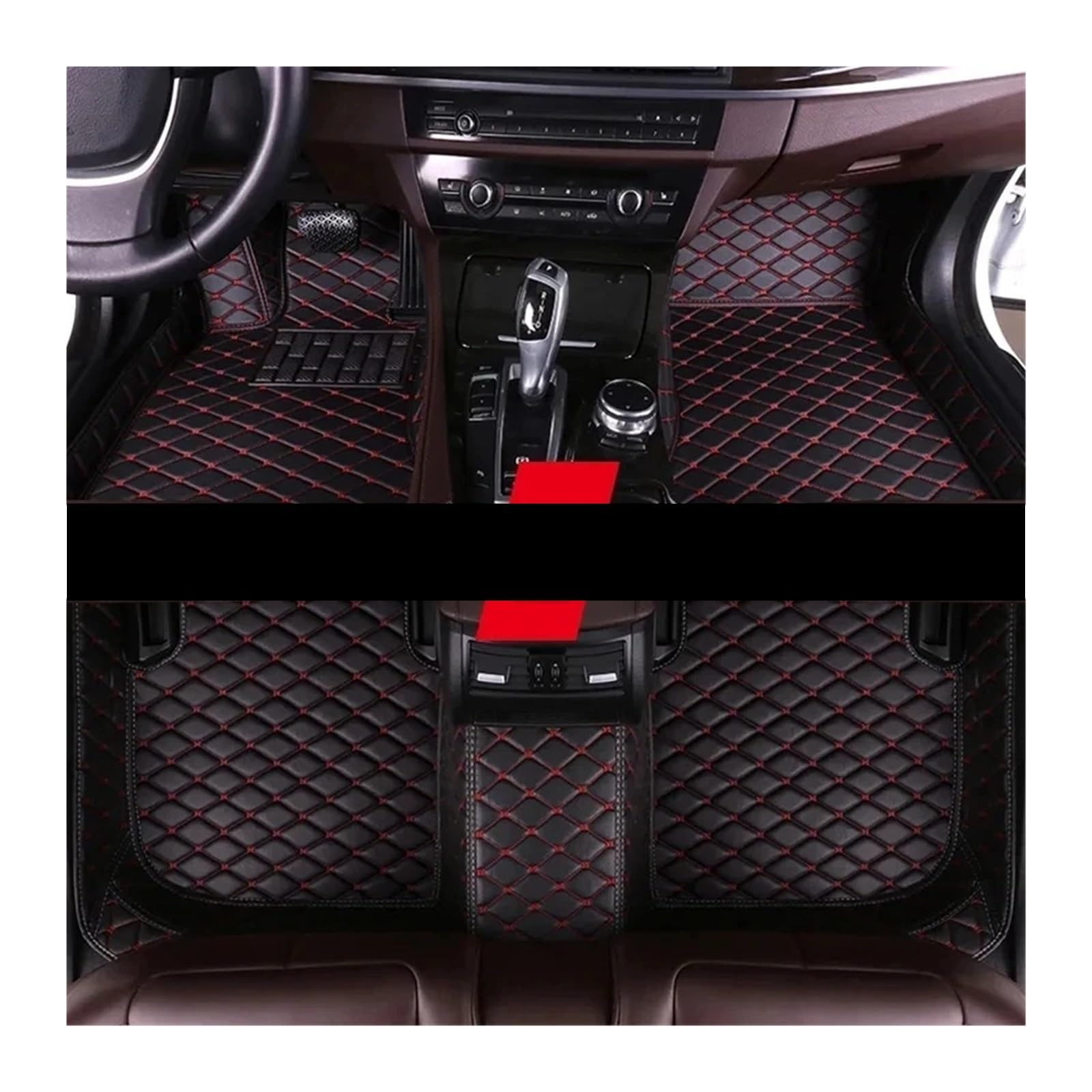 Autofußmatten-Set Auto-Fußmatten passend für Hyundai Tucson TL 2016 2017 2018 Teppiche Matte wasserdichte Teppiche Anti-Schmutz-Pad Antirutschmatte Auto(3pc Floor mats10,Right Hand Drive) von LCQSYE