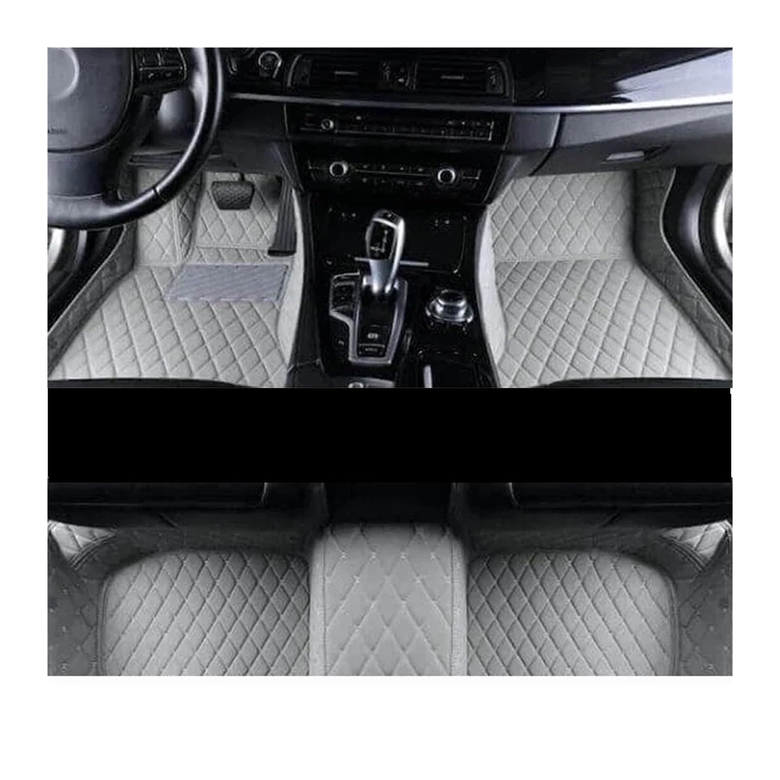 Autofußmatten-Set Auto-Fußmatten passend für Hyundai Tucson TL 2016 2017 2018 Teppiche Matte wasserdichte Teppiche Anti-Schmutz-Pad Antirutschmatte Auto(3pc Floor mats7,Left Hand Drive) von LCQSYE