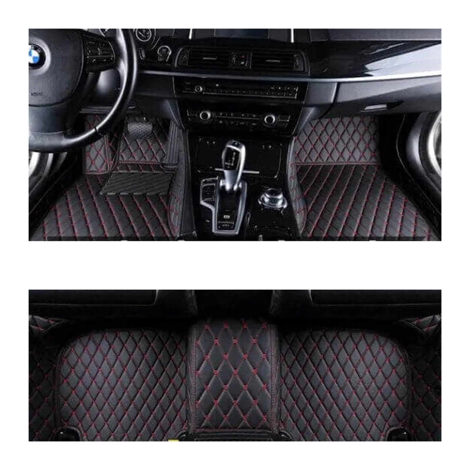 Autofußmatten-Set Auto-Fußmatten passend für VW Sharan 2013 2014 2015 2016 2017 2018 2019 Bodenmatte Custom TPE Waterproor Fußpolster Antirutschmatte Auto(3pc Floor mat10,Right Hand Drive) von LCQSYE