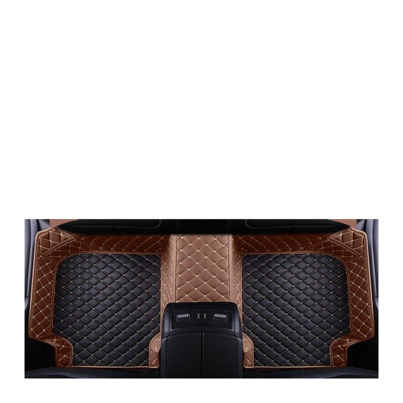 Autofußmatten-Set Custom Car Bodenmatte für Mitsubishi Eclipse Cross 2018 2019 2020 2021 Luxus Fußpolster PU-Leder Antirutschmatte Auto(Rose dust,2018-2020) von LCQSYE