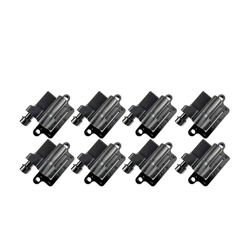 zündspule 1/8Pcs Zündspule 12556893 D581 UF271 Fit Für Chevrolet Fit Für Silverado Fit Für Avalanche GMC Fit Für Yukon Ignition Coil(8Pcs-12556893) von LCQSYE