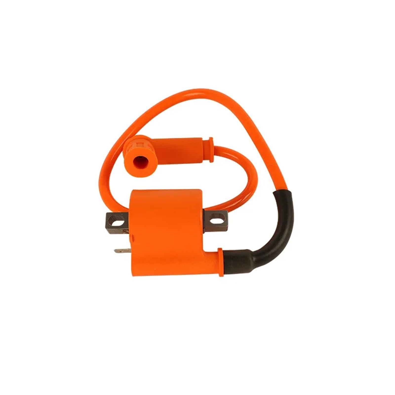 zündspule Zündspule Moped Roller ATV Quad Motorrad Motor Teile Universal Ignition Coil(Orange) von LCQSYE