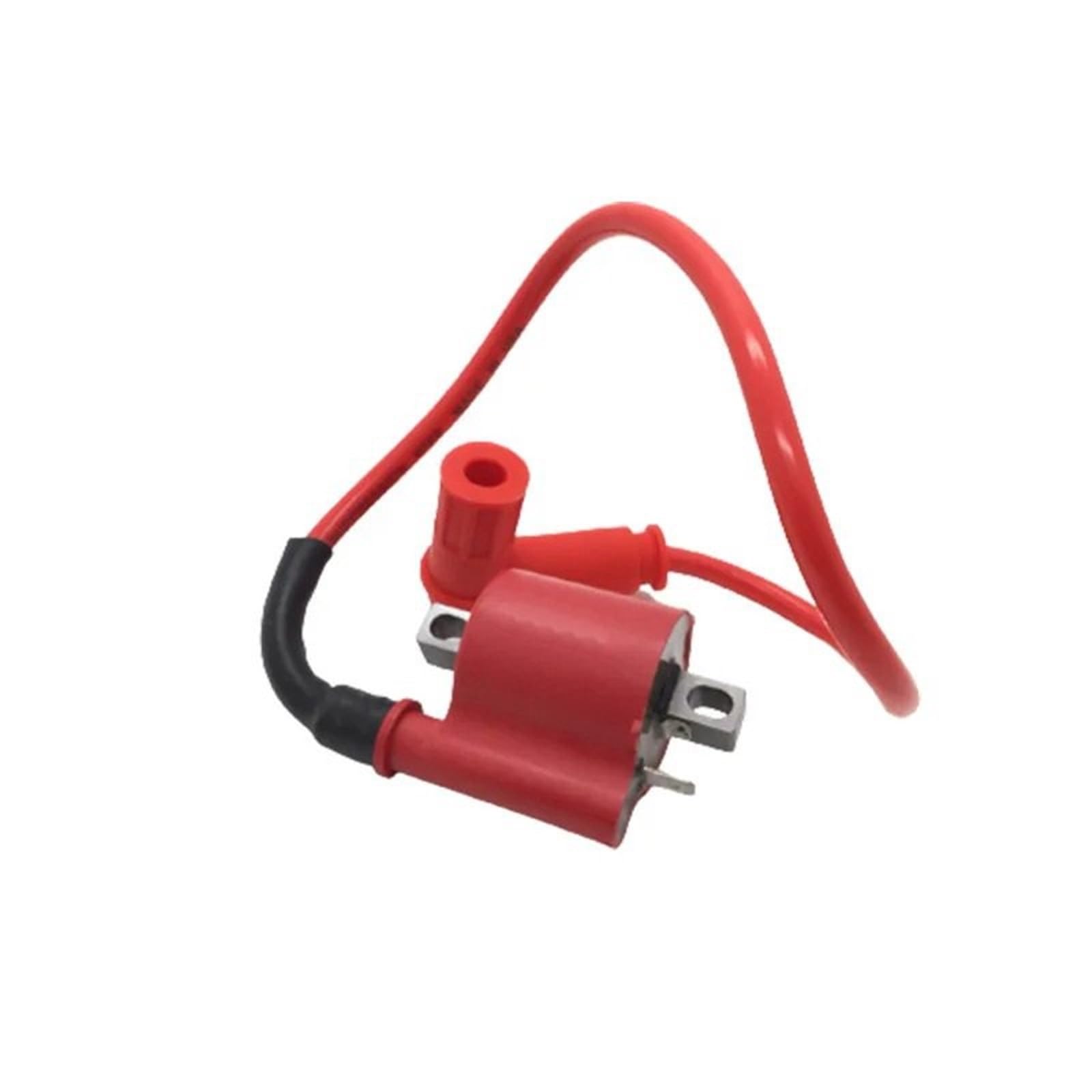 zündspule Zündspule Moped Roller ATV Quad Motorrad Motor Teile Universal Ignition Coil(Red) von LCQSYE