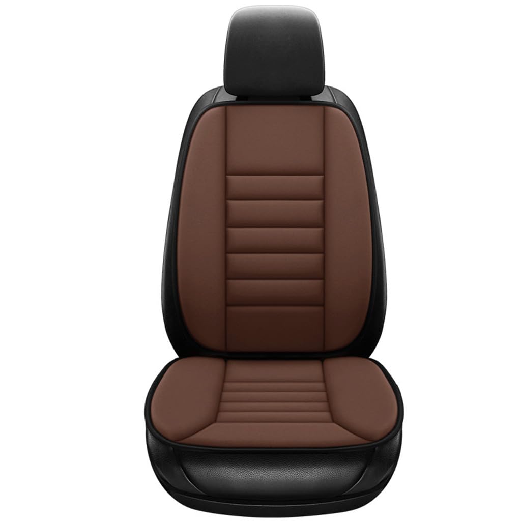 LCSMYSHE Autositzkissen für Benz GLB 5Seats X247 2020-2023,Autositzschoner Weich und Bequem Verschleißfest Atmungsaktiv Rutschfester Vordersitzbezüge Interieur Zubehör,1set Brown von LCSMYSHE