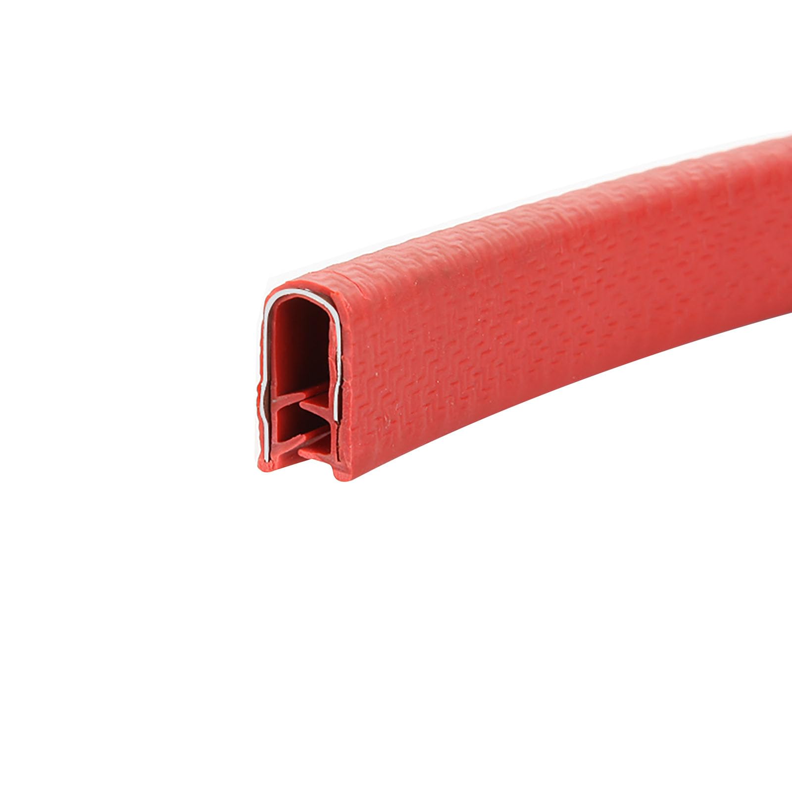 3,28 Fuß mit Metall, passend for die meisten Autos, Metallkanten und sauber abnehmbares Design, Rot, 17 mm x 9 mm(Red,17mm x 9mm) von LCUVIMPEX