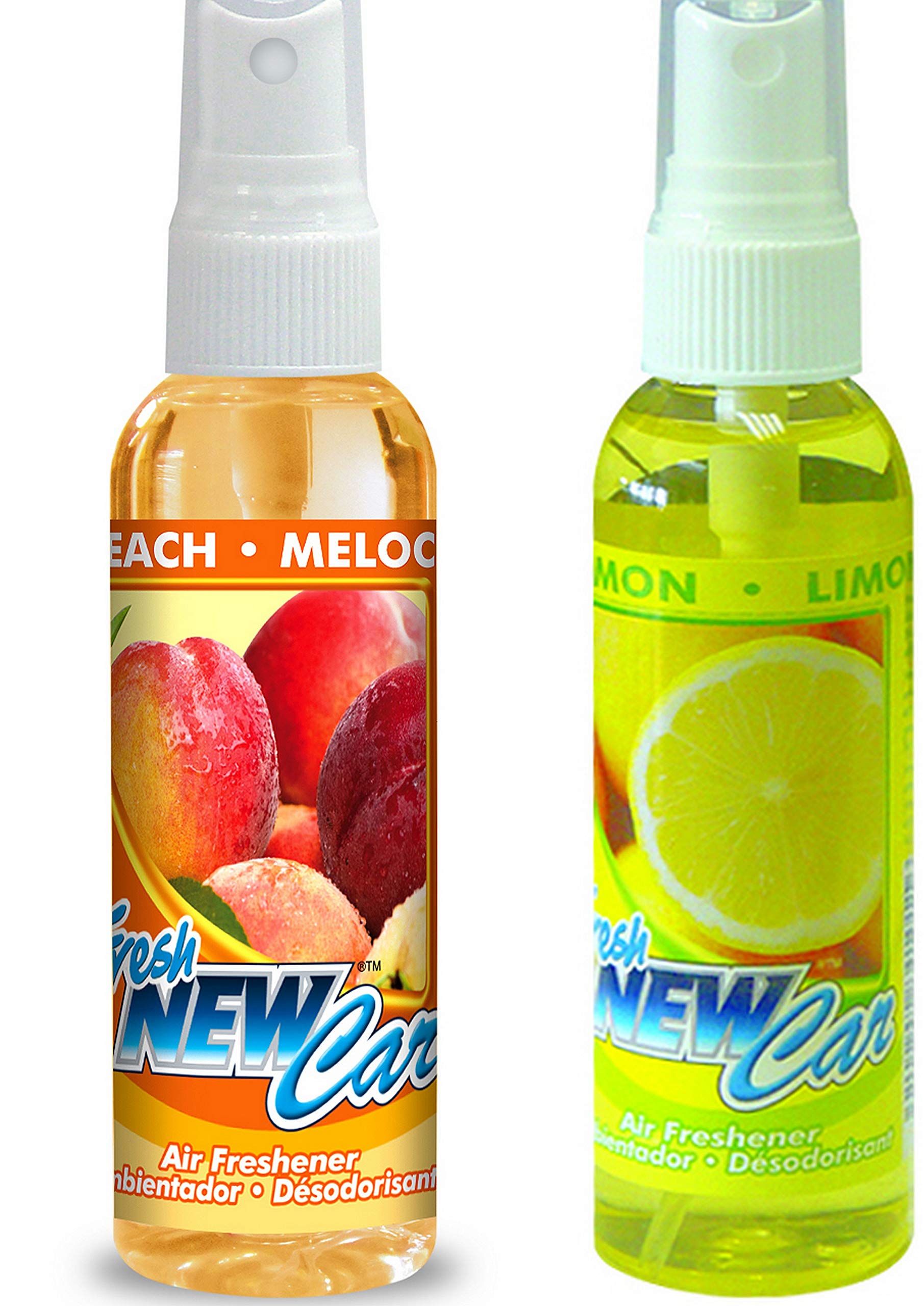 LD-Aromaticos Fresh New Car Duftspray Mediteran Duftmix Autoduft Raumduft in den Duftsorten Sweet Melon - Honigmelone und Lemon - Zitrone von LD-Aromaticos