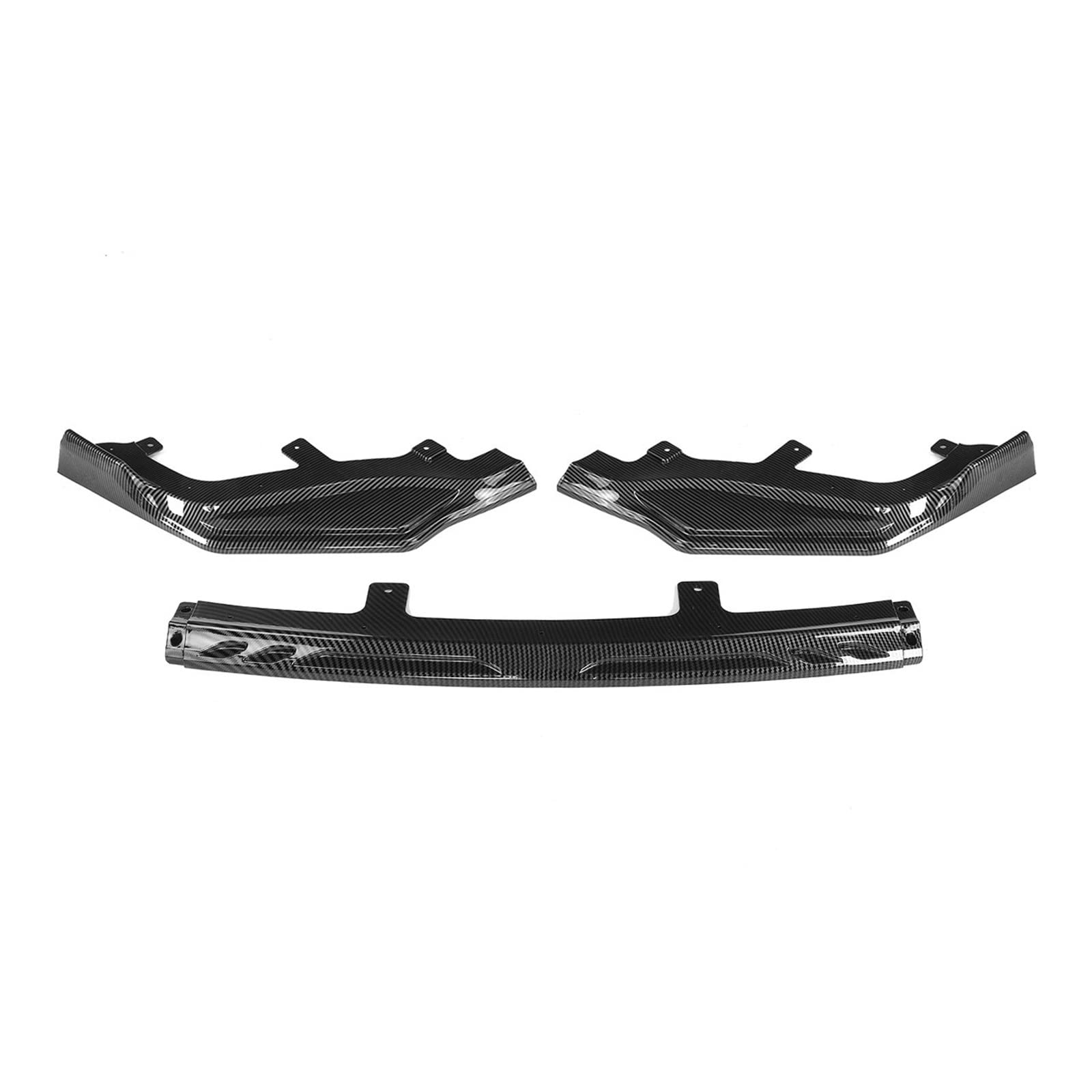 LDFREBCX 3PCS Auto Vorderen Stoßfänger Lip Spoiler Canard Splitter Kompatibel for Lexus IS200t IS300 IS350 F-sport 2017-2020(Carbon look) von LDFREBCX